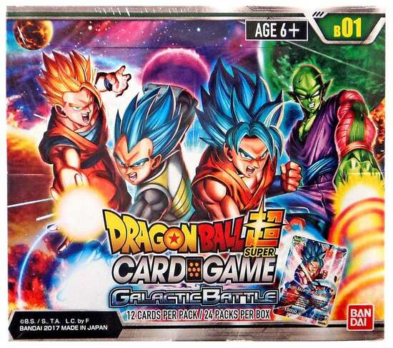 Dragon Ball Super TCG: Galactic Battle Booster Box - Series 1 Gamerstrove Dragon Ball Super TCG: Galactic Battle Booster Box - Series 1 Gamerstrove