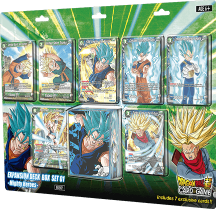 Dragon Ball Super TCG: EXPANSION DECK BOX SET 01 - Mighty Heroes