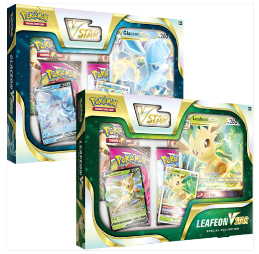 Pokémon TCG: Leafeon VSTAR and Glaceon VSTAR Special Collections